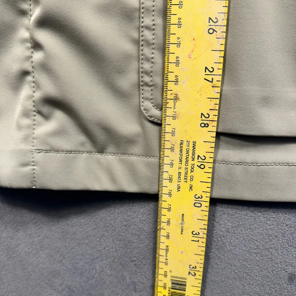 Tommy Bahama Field Jacket Mens Large Tan Utility Stretch Button Front Excellent